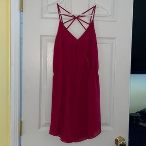 Red Naked Zebra dress